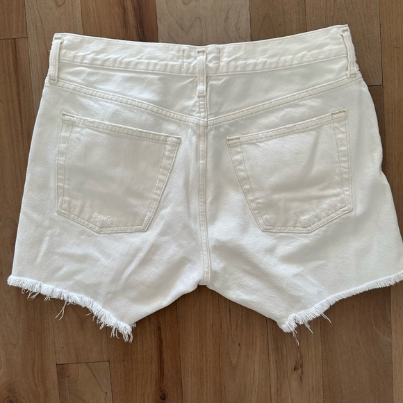Agolde White Jean Shorts - Picture 6 of 6